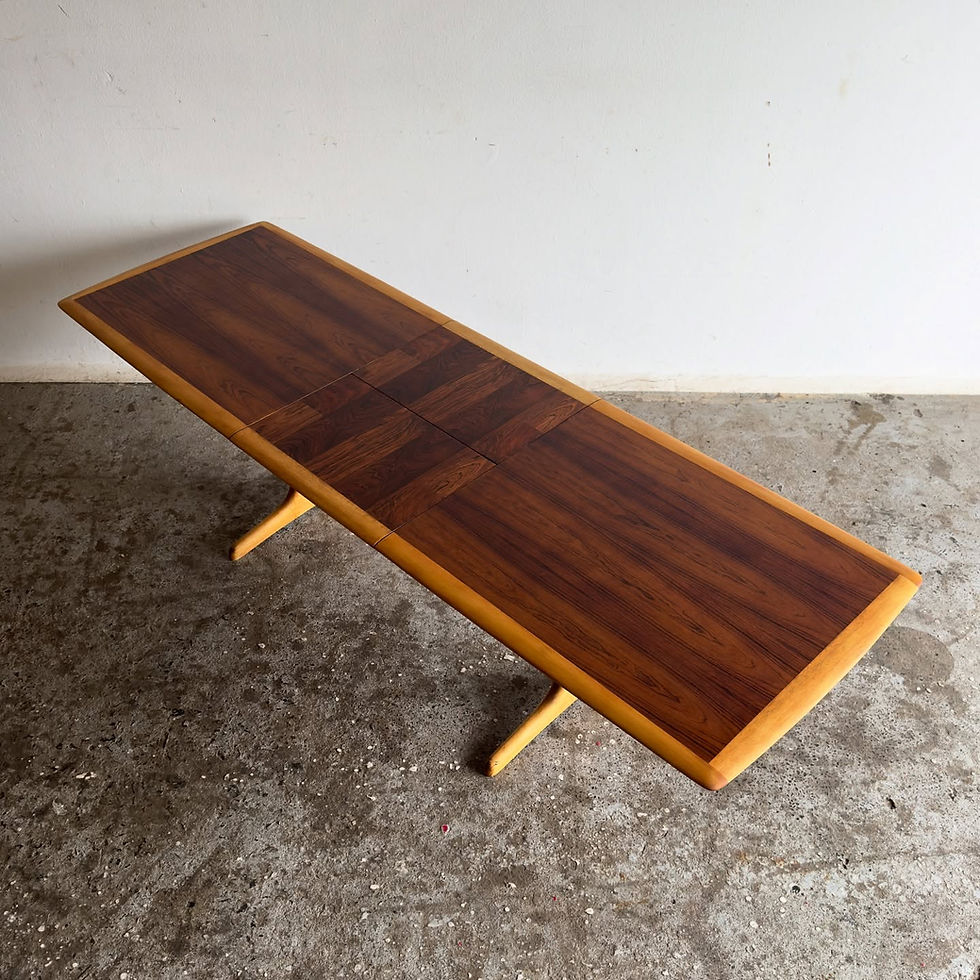 Mid-century Danish extremely rare and highly collectable adjustable table