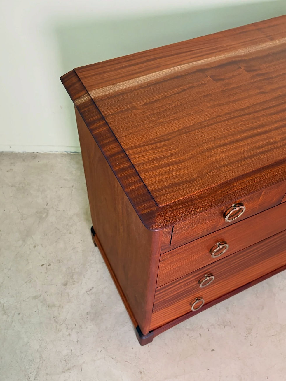 Thumbnail: Mid-century chest of six drawers by DS Voster