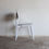 Thumbnail: Vintage tulip table and 4 modern chairs