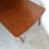 Thumbnail: Mid-Century Frystark burma teak "Dane" stow leaf extendable dining room table