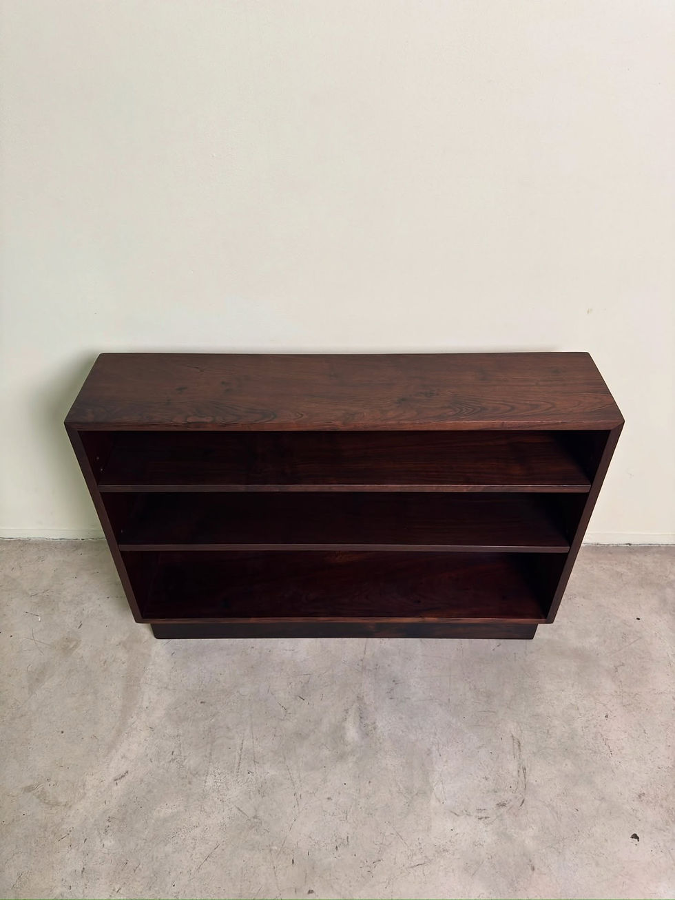 Thumbnail: Mid-century small EE Meyer bookshelf with two shelves