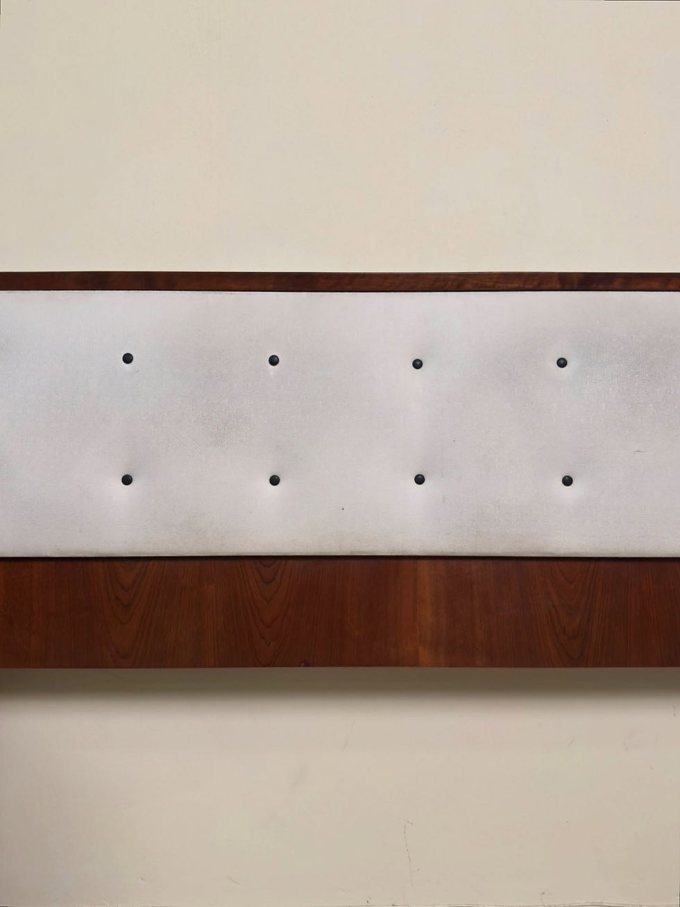 Thumbnail: Mid-century double bed Frystark headboard
