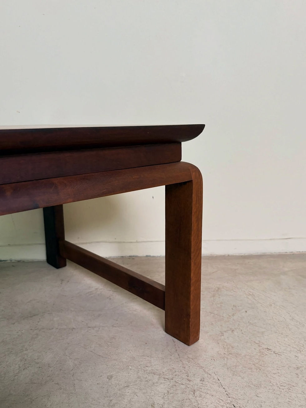 Thumbnail: Mid-century solid wood coffee/side table