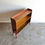 Thumbnail: Mid-Century solid Sapele bookshelf with yellow backing