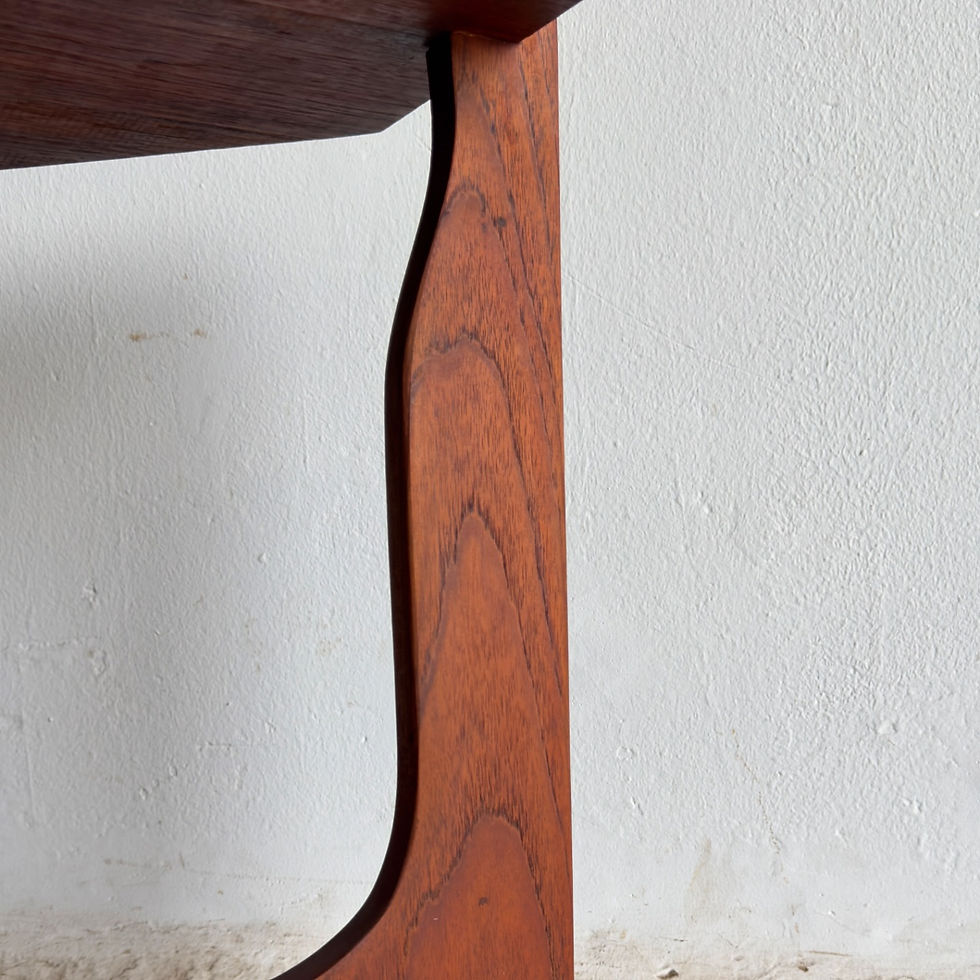 Thumbnail: Art Deco solid teak coffee/side table