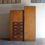 Thumbnail: Mid-Century three in one wardrobe/dressing/writing bureau with bookshelves