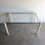 Thumbnail: Mid-Century Dining Table with Glass Top and Chrome Plated Steel Tubing