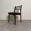 Thumbnail: 4 x Mid-century dining chairs in black genuine leather