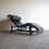 Thumbnail: Vintage LC4 Le Corbusier chaise lounge replica with genuine Italian leather