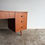 Thumbnail: Mid-century Frystark flip top desk with three drawers 