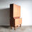 Thumbnail: Mid-Century Kiaat drop front drinks cabinet in the style of Kallenbach