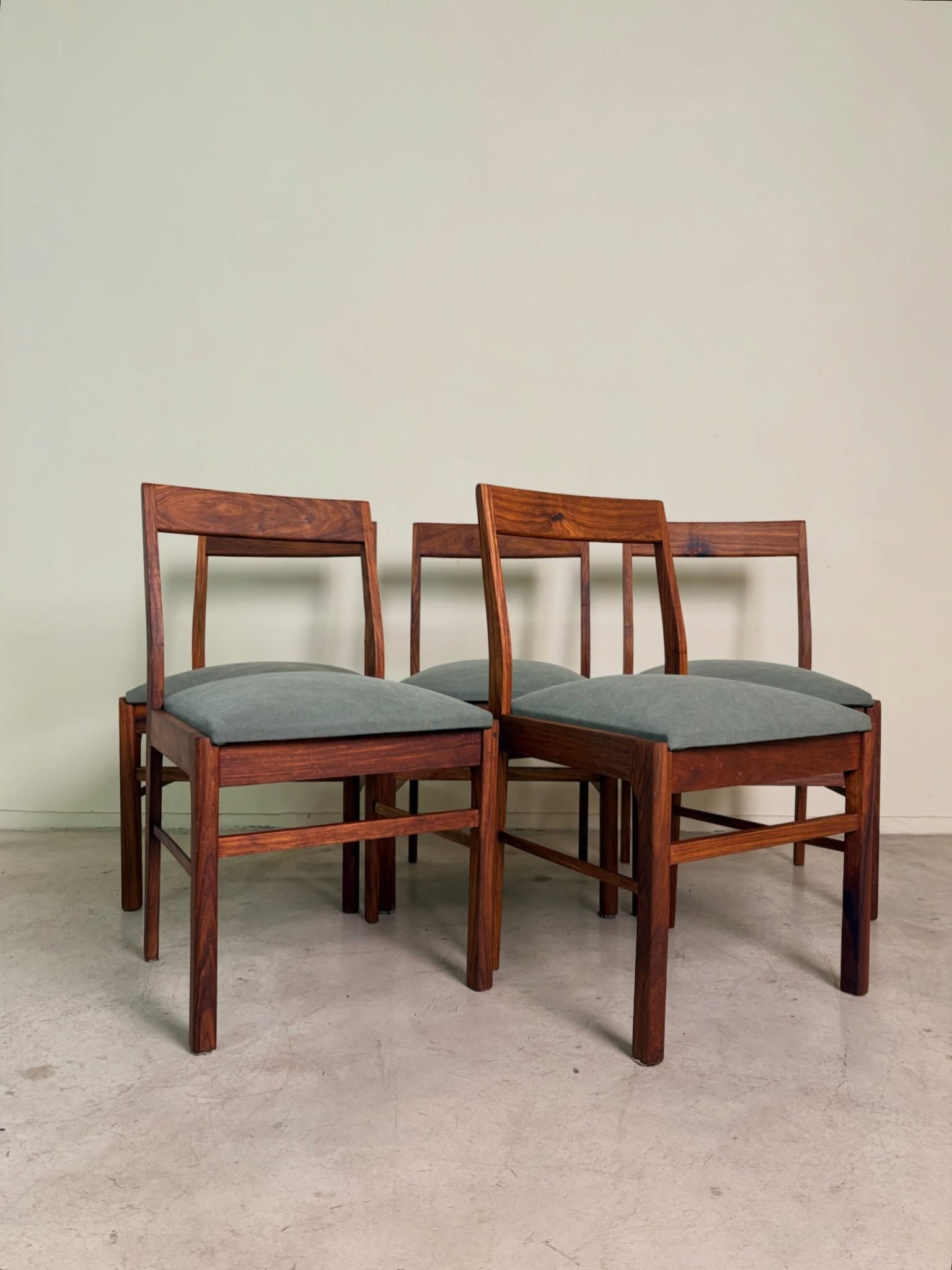 5 x Mid-century dining chairs 