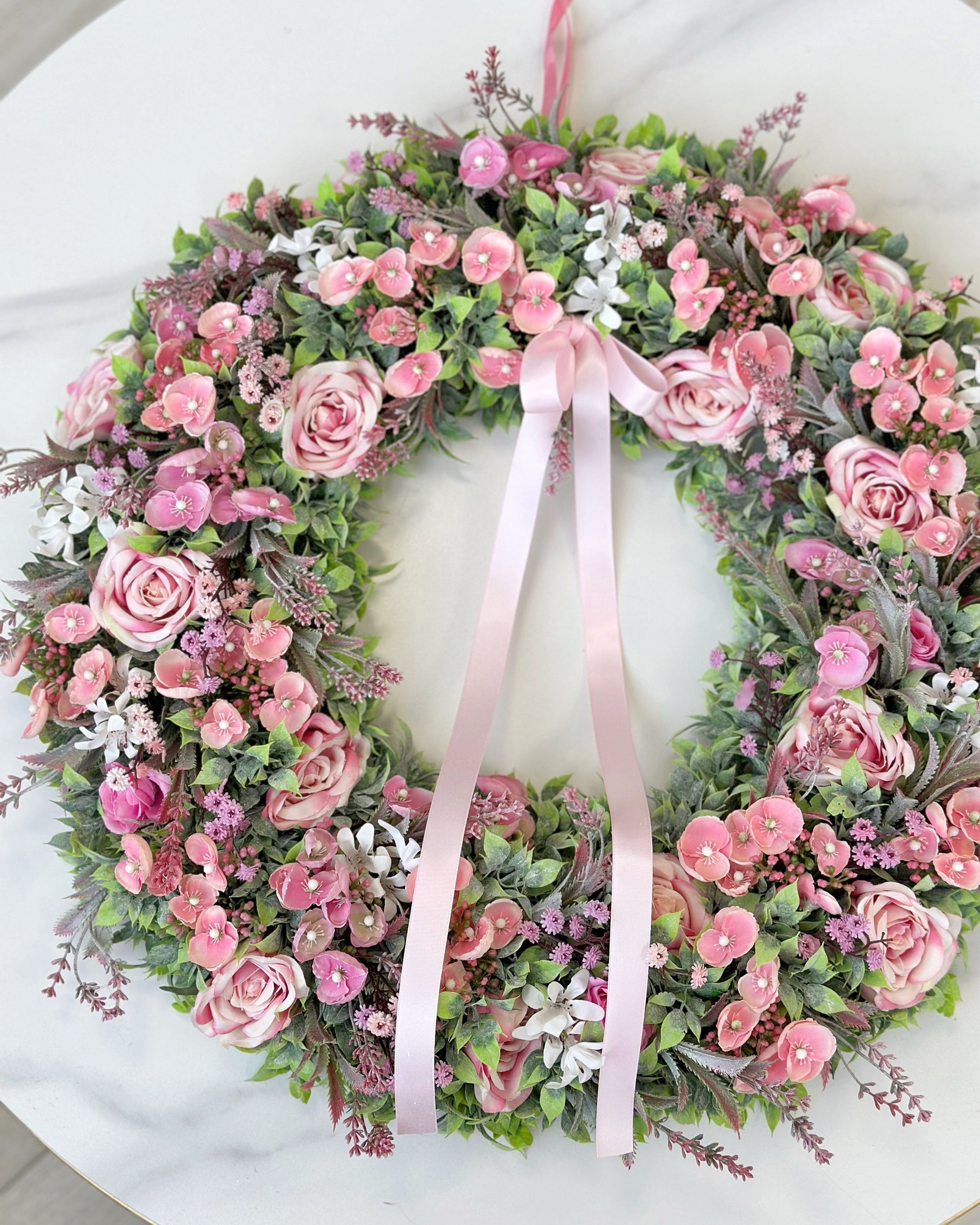 Venček na dvere ,,Rose’’ 53 cm 