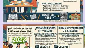 High School Information Sessions- 7th grade Families