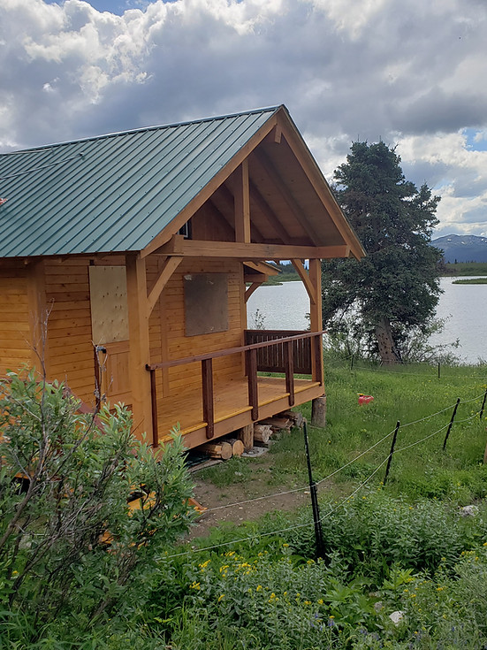 Bigfoot camp at Jennings River Outfitters, new cabin