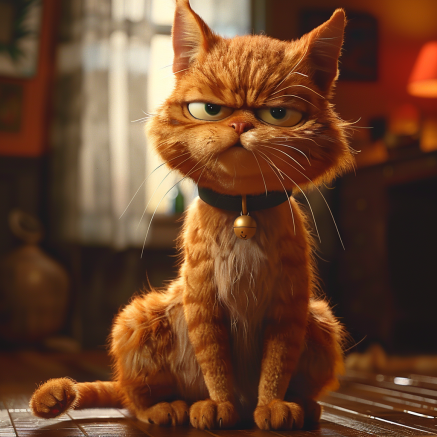 cat style Garfield