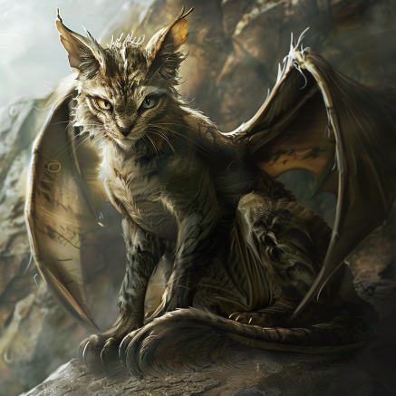 cat- dragon-like creature