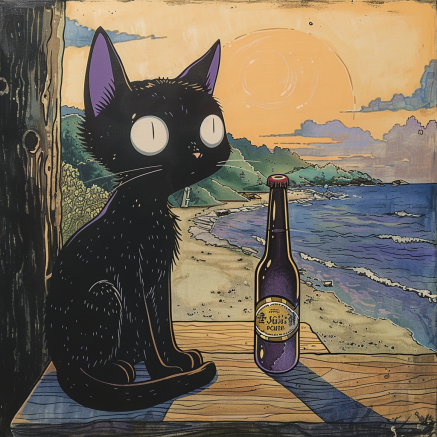 talking black cat that serves as Kiki’s companion