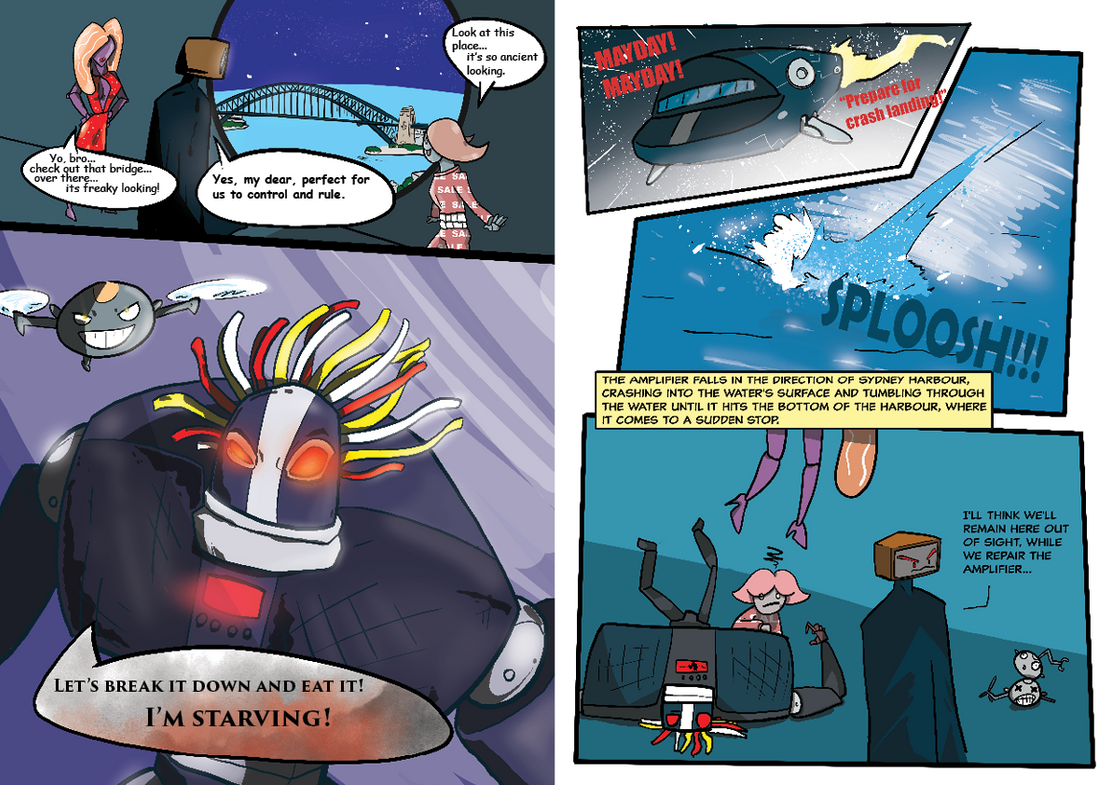 Downunder Crime Busters comic Episode 1