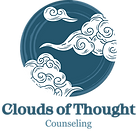 Clouds of Thought Counseling Logo, online conseling in north carolina, online counseling in nc, virtual therapy in nc, virtual therapy in north carolina