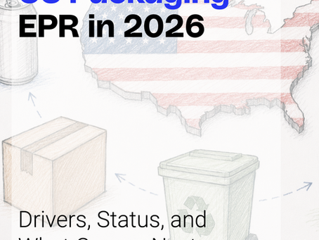 US Packaging EPR in 2026: Drivers, Status, and What Comes Next
