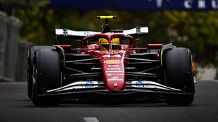 Lewis Hamilton placed eighth in Baku | Credit: @ScuderiaFerrari via X