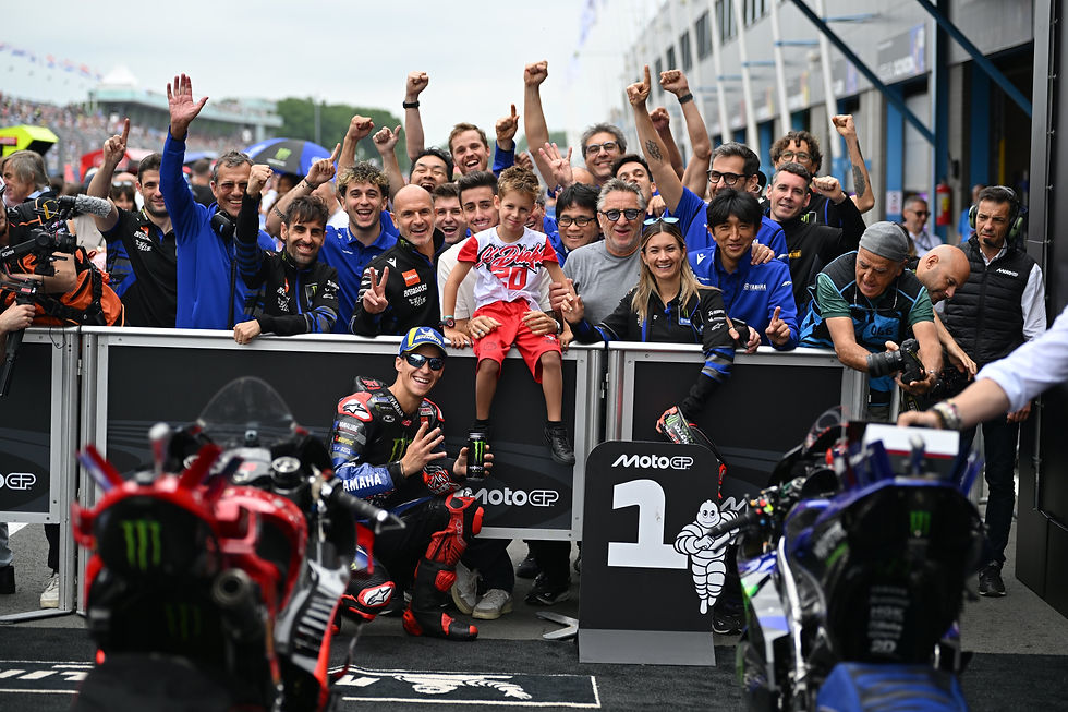 Quartararo Celebrates Pole Position: Credit Michelin Motorsport via X