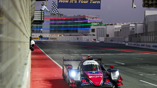 The overall winner of the 4 Hours of Dubai Race 1, No.04 CrowdStrike Racing by APR | Credit: Jakob Ebrey Photography