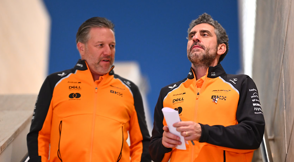 Zak Brown and Andrea Stella have much to ponder before Abu Dhabi | Credit: Formula One