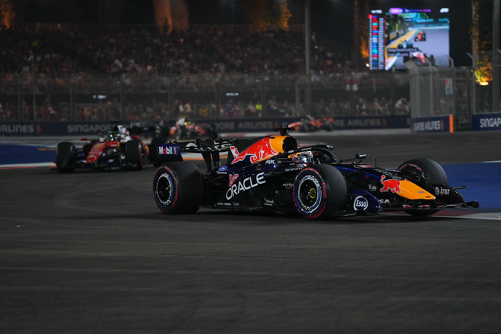 Verstappen claims long-sought victory at Singapore Grand Prix from Leclerc and Antonelli