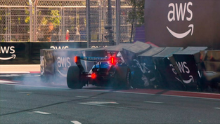 Alex Albon says late braking behind his 'unusual' crash despite a strong Williams package