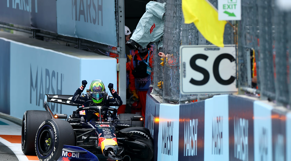 Hadjar’s crash which caused his second DNF of the season so far | Credit: Formula One