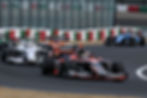 Iwasa leading Ohta (from last year's race at Suzuka) | Credit: Super Formula