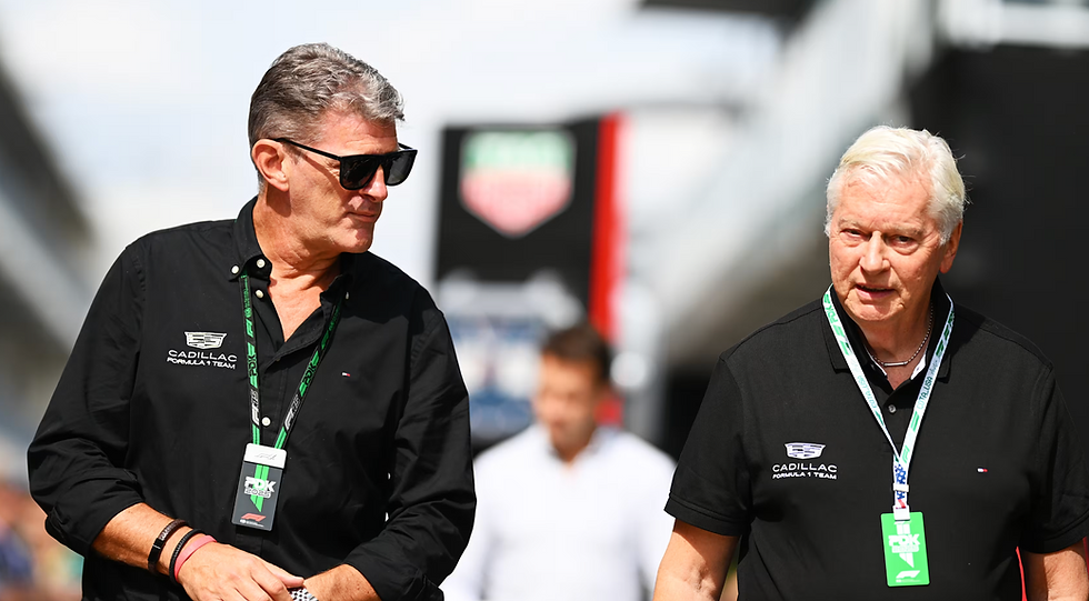 Graeme Lowdon (L) was appointed Cadillac Team Principal | Credit: Formula One