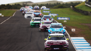 Adam Morgan takes maiden Plato Racing victory in rain-soaked BTCC Knockhill Race 1