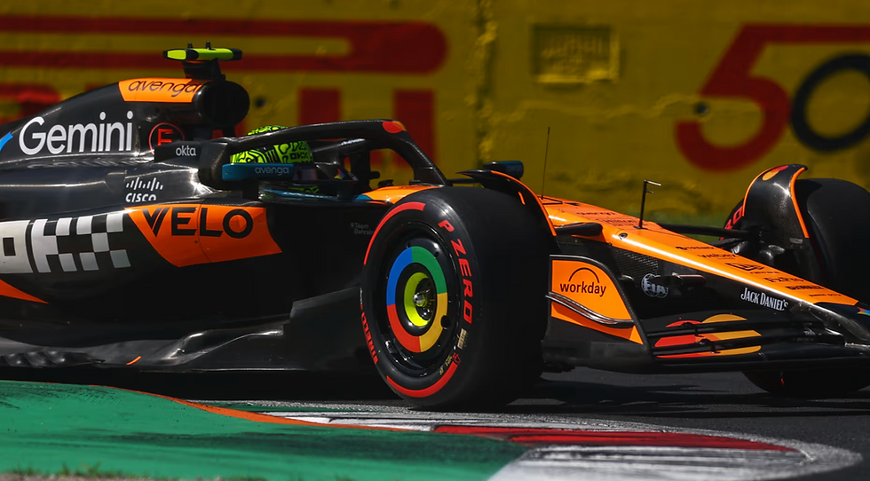 A slow pit stop from McLaren led to one of the most controversial situations this season | Credit: Formula One