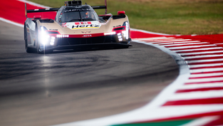 The No.12 Cadillac V-Series.R (pictured in COTA) took pole position at Fuji | Credit: Cadillac