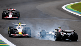 Bearman and Lawson penalised after São Paulo sprint incident for "dangerous driving"