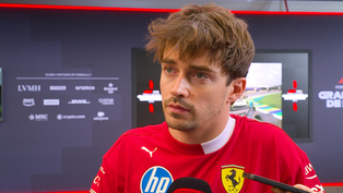 "It was 50-50": Leclerc defends Piastri after restart crash ended his São Paulo Grand Prix