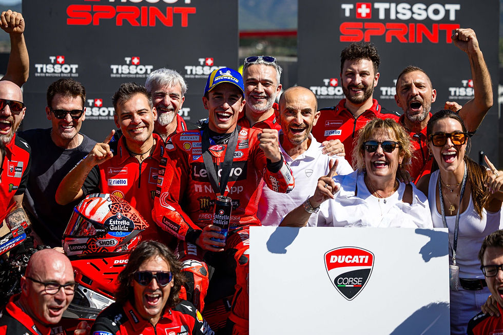 Ducati celebrating winning the constructor’s title | Credit: Ducati Corse via X