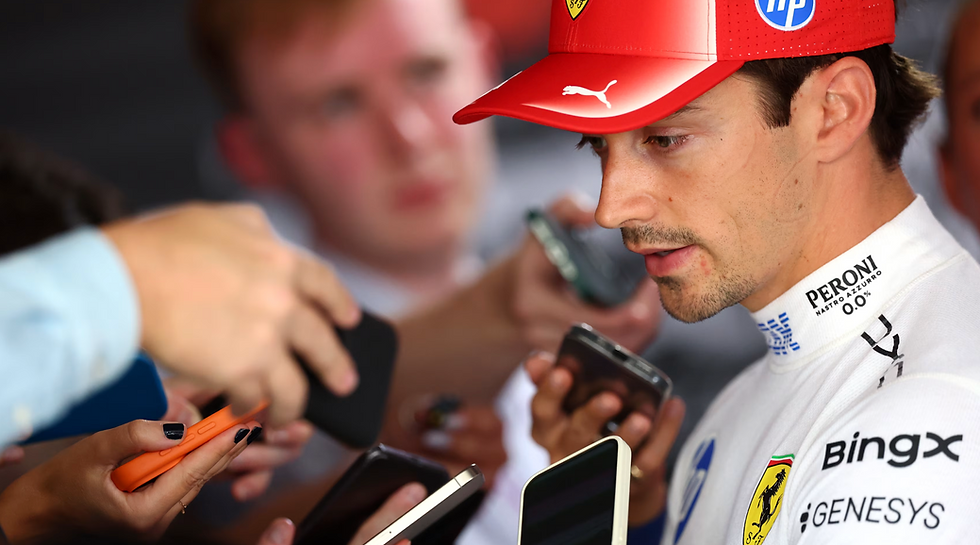 Leclerc had another difficult qualifying session despite being a favourite for pole position | Credit: Formula One