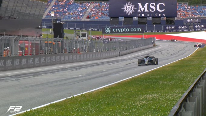 Martins once again missed out on pole, by the barest of margins | Credit: Formula 2 via X