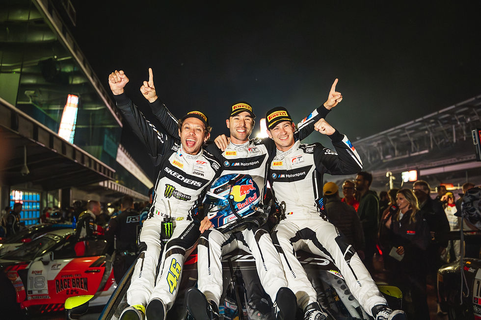 Valentino Rossi and #46 BMW crew win IGTC Indianapolis 8 Hour in rain-soaked, red-flag affected race