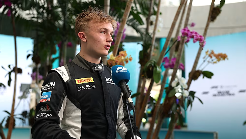 The victory marked Stenshorne's first in Formula 2, moving him up to fourth in the Drivers' Standings | Credit: Formula 2
