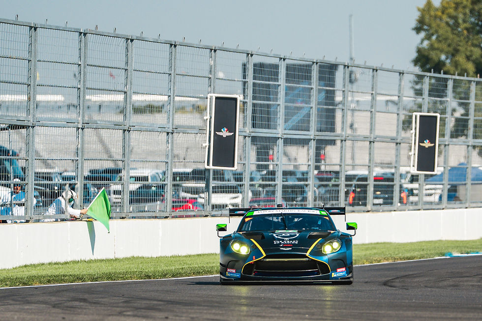 The No.27 Aston Martin Vantage AMR GT3 Evo at Indianapolis Motor Speedway | Credit: Dominic Loyer