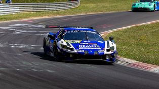 Ferrari beat BMW by one thousandth to pole for Nürburgring 24h Qualifiers race two