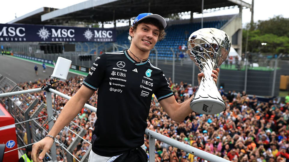 Antonelli following his second place finish in Brazil | Credit: Formula One
