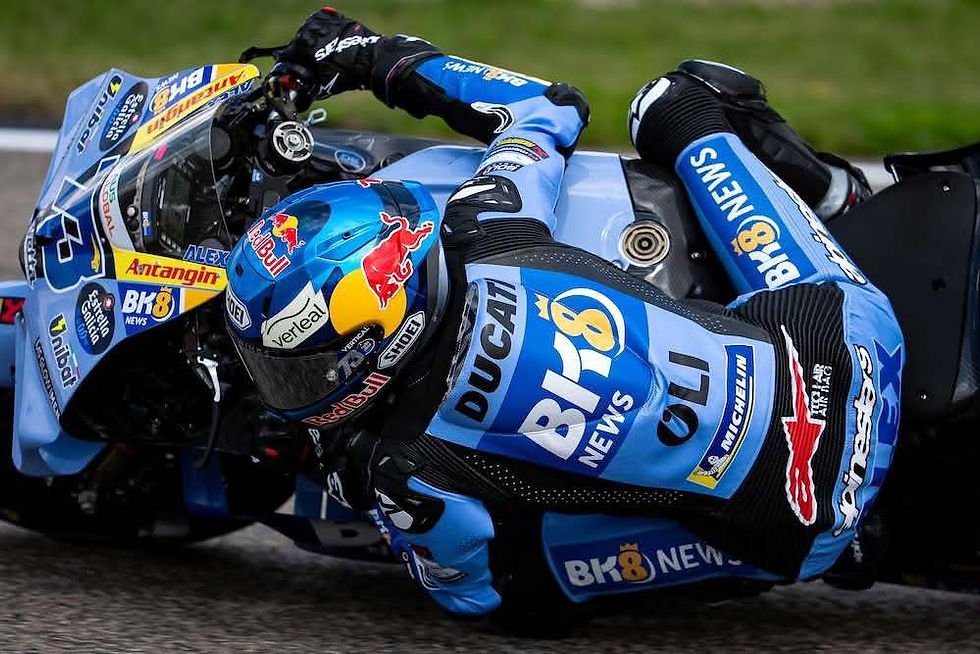 Álex Márquez crashes at the German Grand Prix| Credit: Gresini Racing