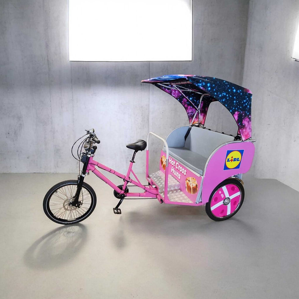 Branded Rickshaw Advertising for LIDL