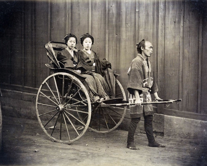 Japanese rickshaw (Jinricki), 1860 - ca. 1900